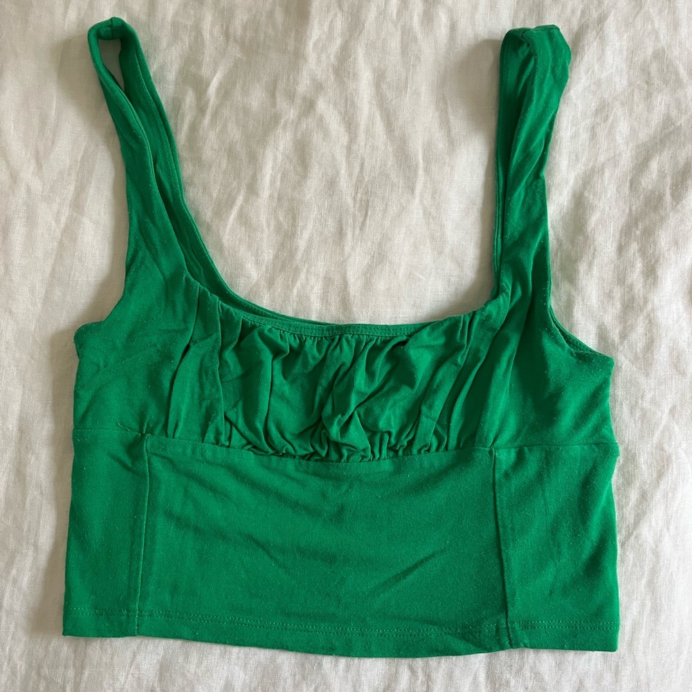 Aritzia Green Women's Crop Top